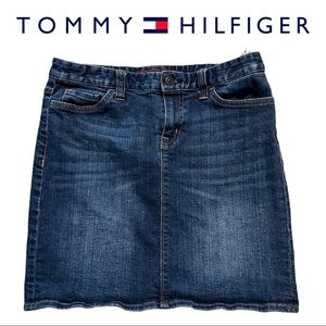 TOMMY HILFIGER Denim Jean Above the Knee skirt  Size 4